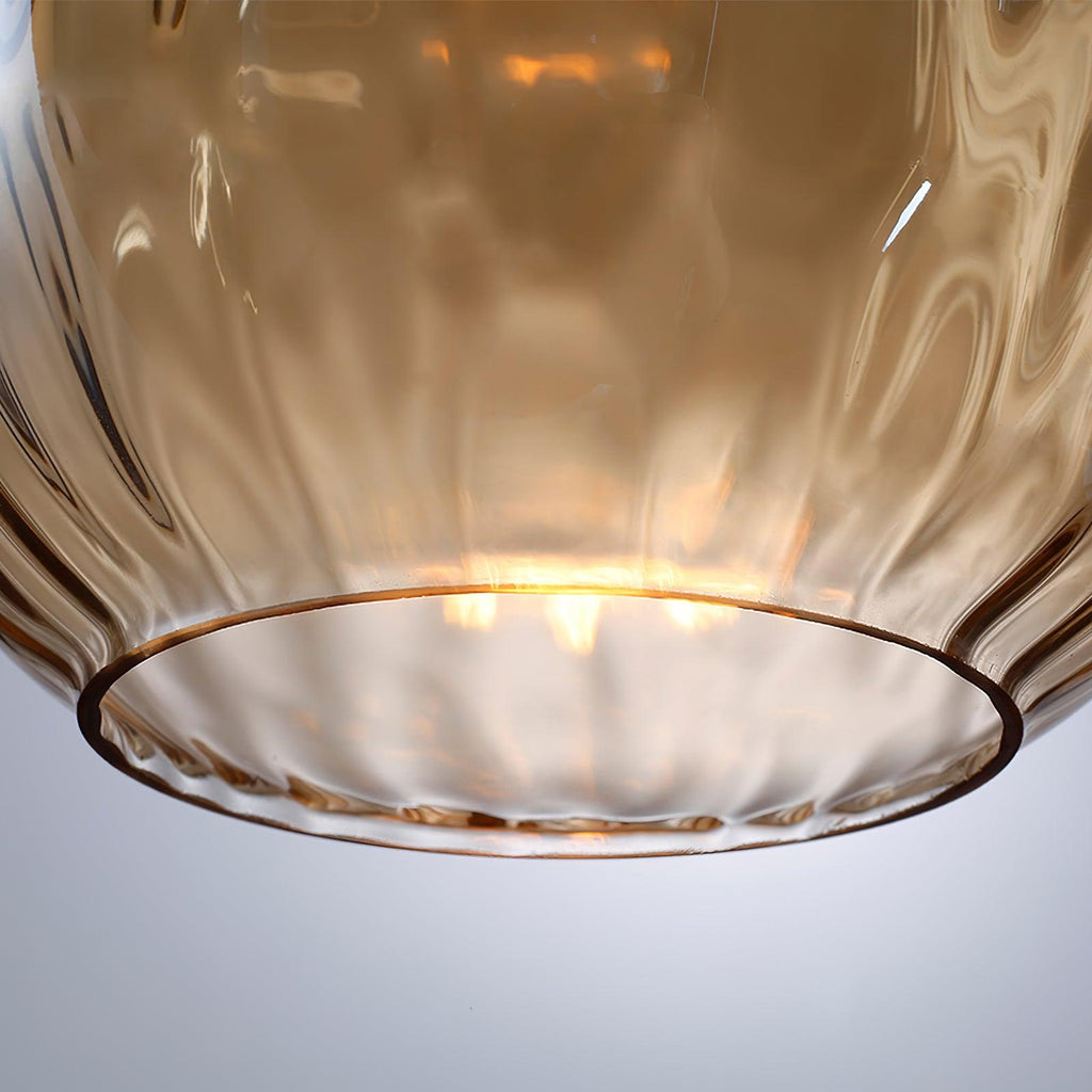 Solara Suspension en Verre Clair Nordique Moderne - Neutralighting