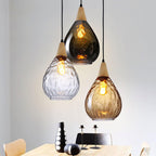 Solara Suspension en Verre Clair Nordique Moderne - Neutralighting