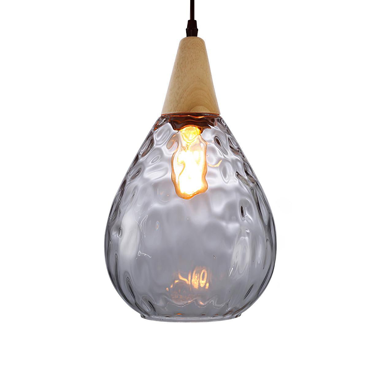 Solara Suspension en Verre Clair Nordique Moderne - Neutralighting