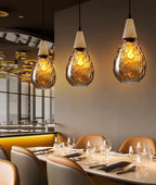 Solara Suspension en Verre Clair Nordique Moderne - Neutralighting