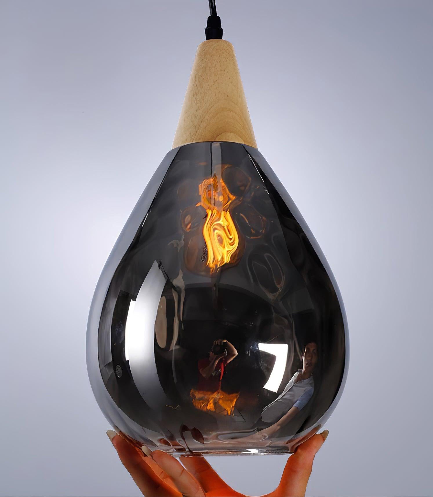 Solara Suspension en Verre Clair Nordique Moderne - Neutralighting