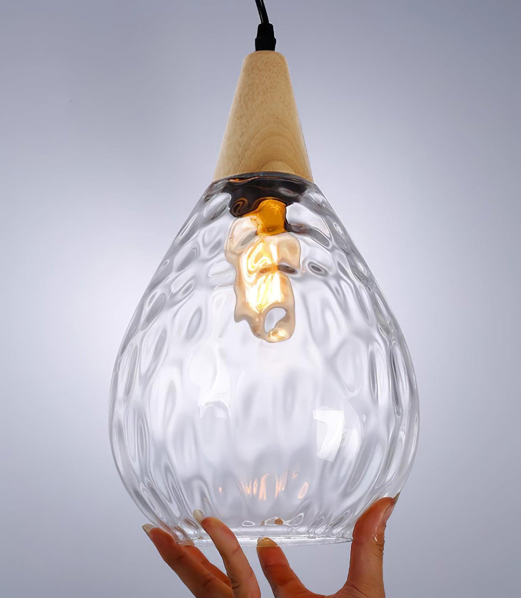 Solara Suspension en Verre Clair Nordique Moderne - Neutralighting