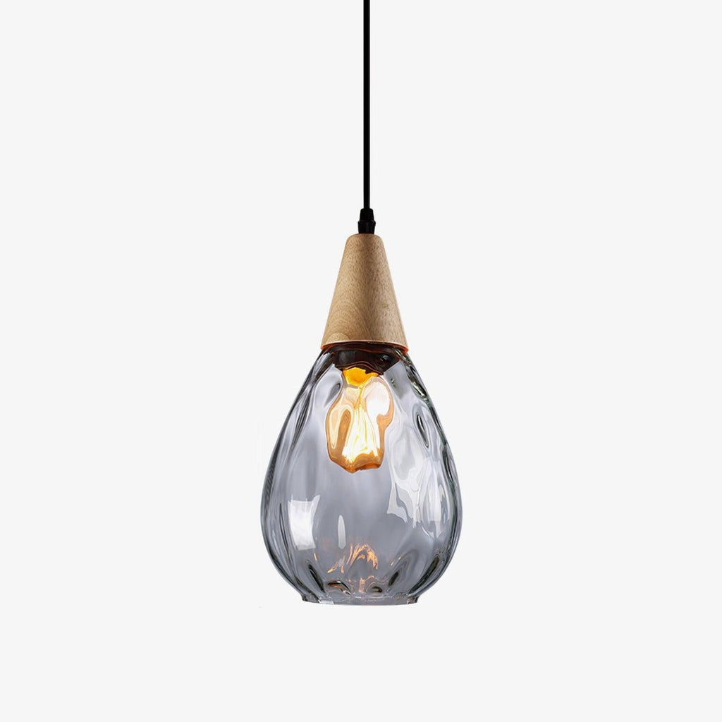 Solara Suspension en Verre Clair Nordique Moderne - Neutralighting