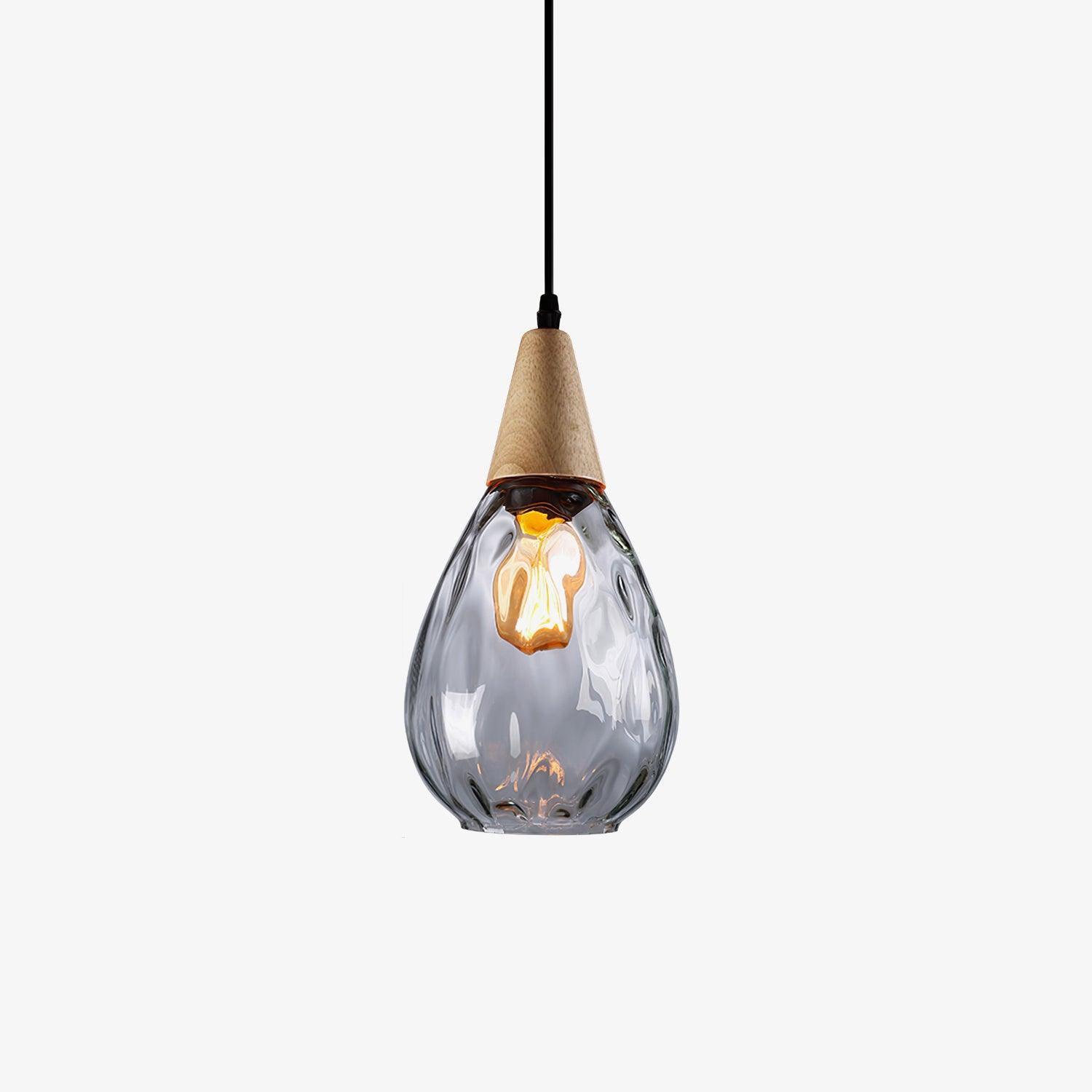 Solara Suspension en Verre Clair Nordique Moderne - Neutralighting