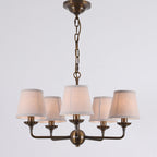 Gloruvyh Ancien Industriel Tissu Métal Lustre - Neutralighting