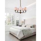 Gloruvyh Ancien Industriel Tissu Métal Lustre - Neutralighting