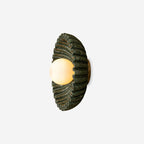 Applique Murale Céramique Verre Blanc Noir Beige Sculptural - Neutralighting