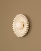 Applique Murale Céramique Verre Blanc Noir Beige Sculptural - Neutralighting
