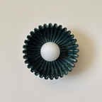 Applique Murale Céramique Verre Blanc Noir Beige Sculptural - Neutralighting