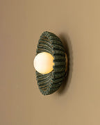 Applique Murale Céramique Verre Blanc Noir Beige Sculptural - Neutralighting