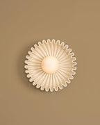 Applique Murale Céramique Verre Blanc Noir Beige Sculptural - Neutralighting