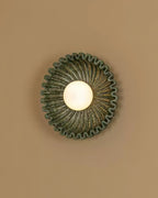 Applique Murale Céramique Verre Blanc Noir Beige Sculptural - Neutralighting