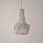 Eirikuvyu Postmodern Luxe Perler Métal Bois Lustre - Neutralighting