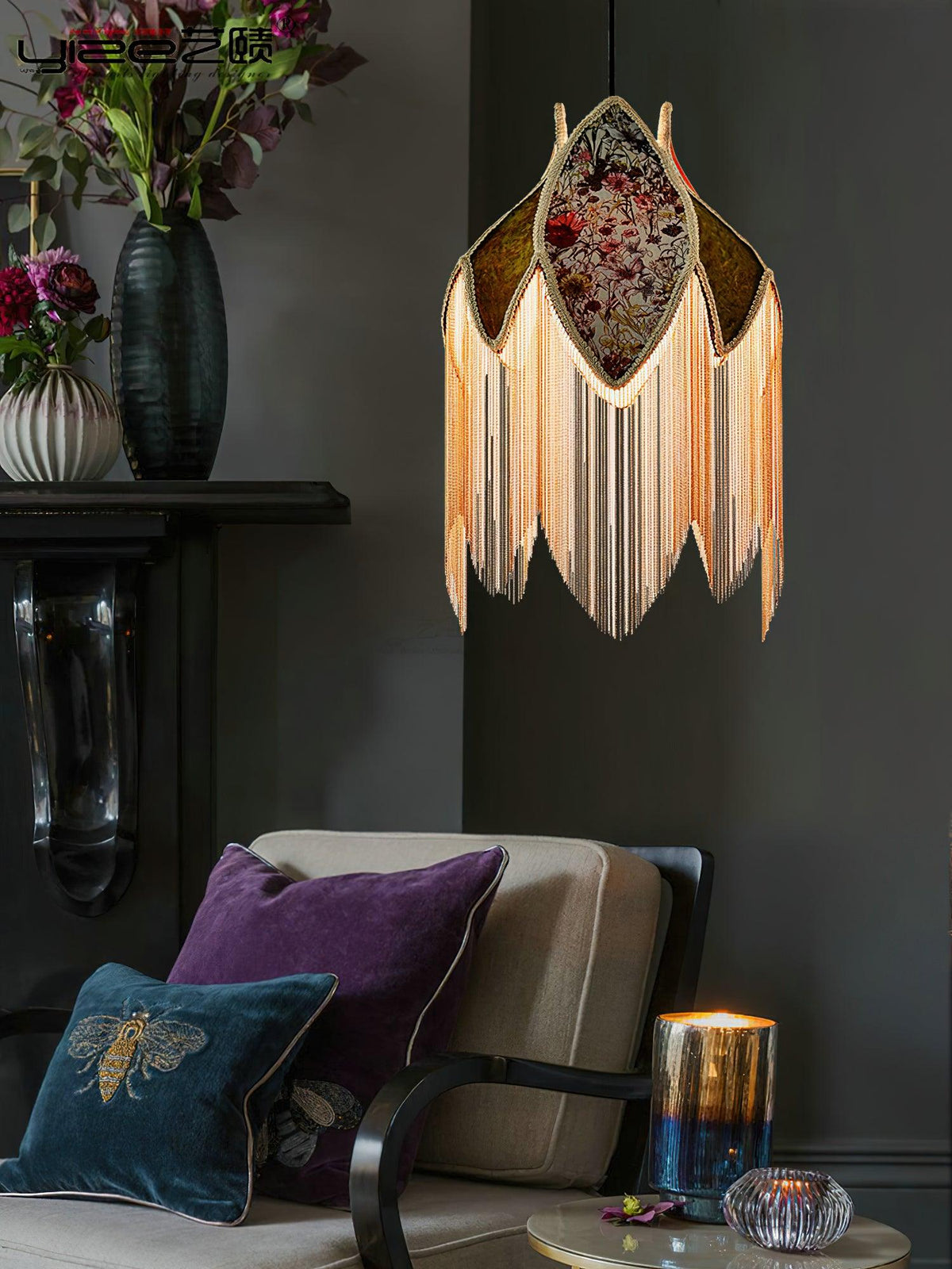 Ardoriel Lampe Suspension à Franges Unique - Neutralighting