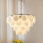 Noelia Chandelier en Verre Chrome Élégant - Neutralighting