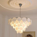 Noelia Chandelier en Verre Chrome Élégant - Neutralighting