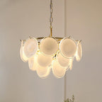 Noelia Chandelier en Verre Chrome Élégant - Neutralighting