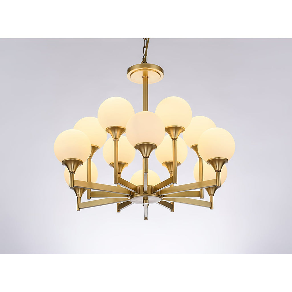 Himinuvyh Ancien Industriel Métal Verre Lustre - Neutralighting