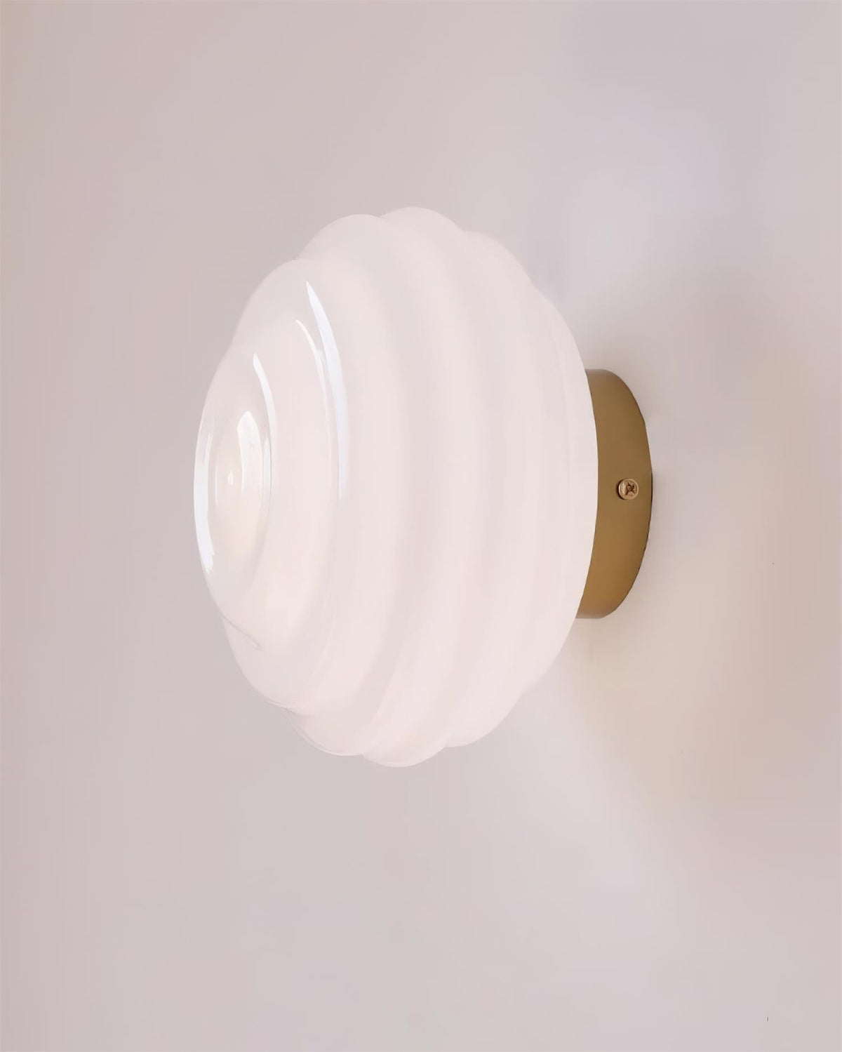 Duvia Applique Murale en Verre Ondulé - Neutralighting