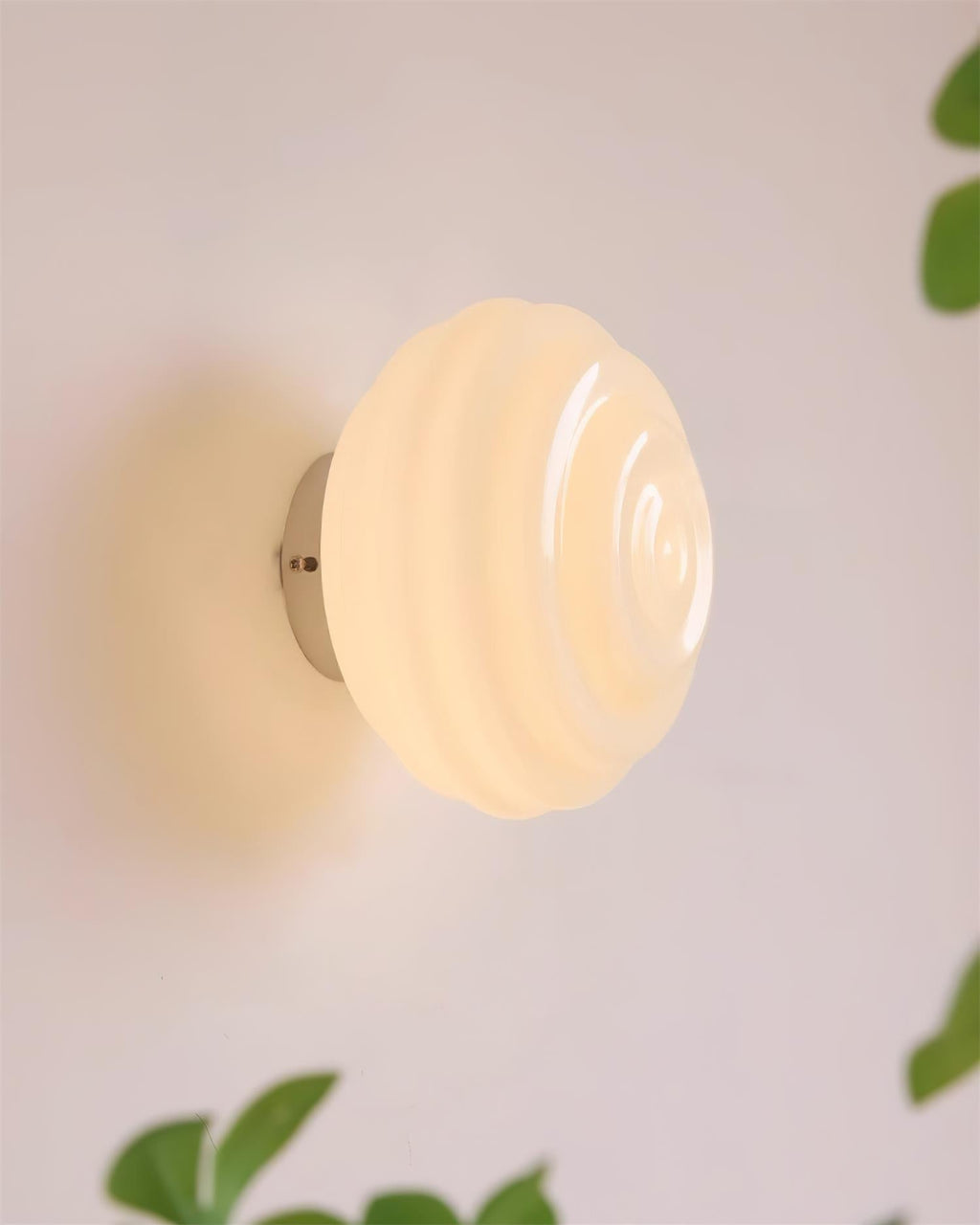 Duvia Applique Murale en Verre Ondulé - Neutralighting