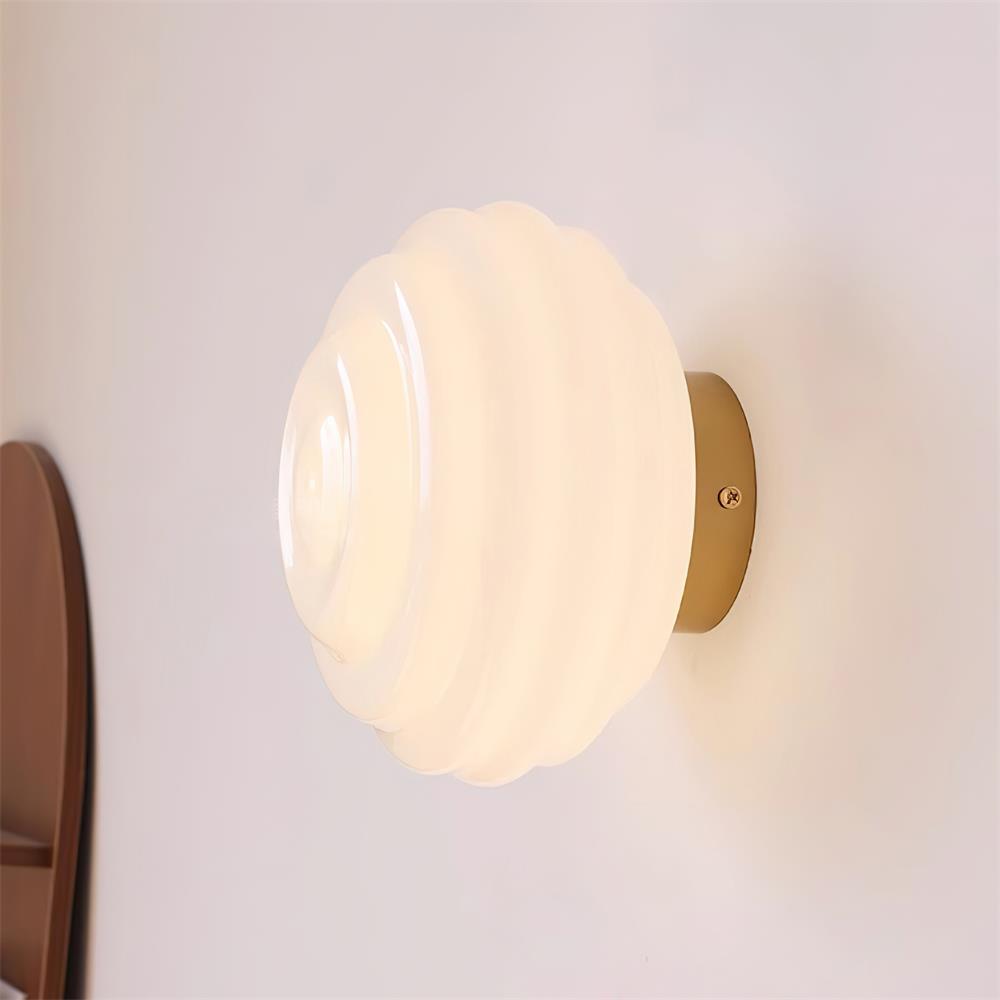 Duvia Applique Murale en Verre Ondulé - Neutralighting