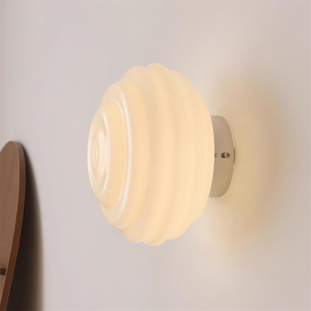Duvia Applique Murale en Verre Ondulé - Neutralighting
