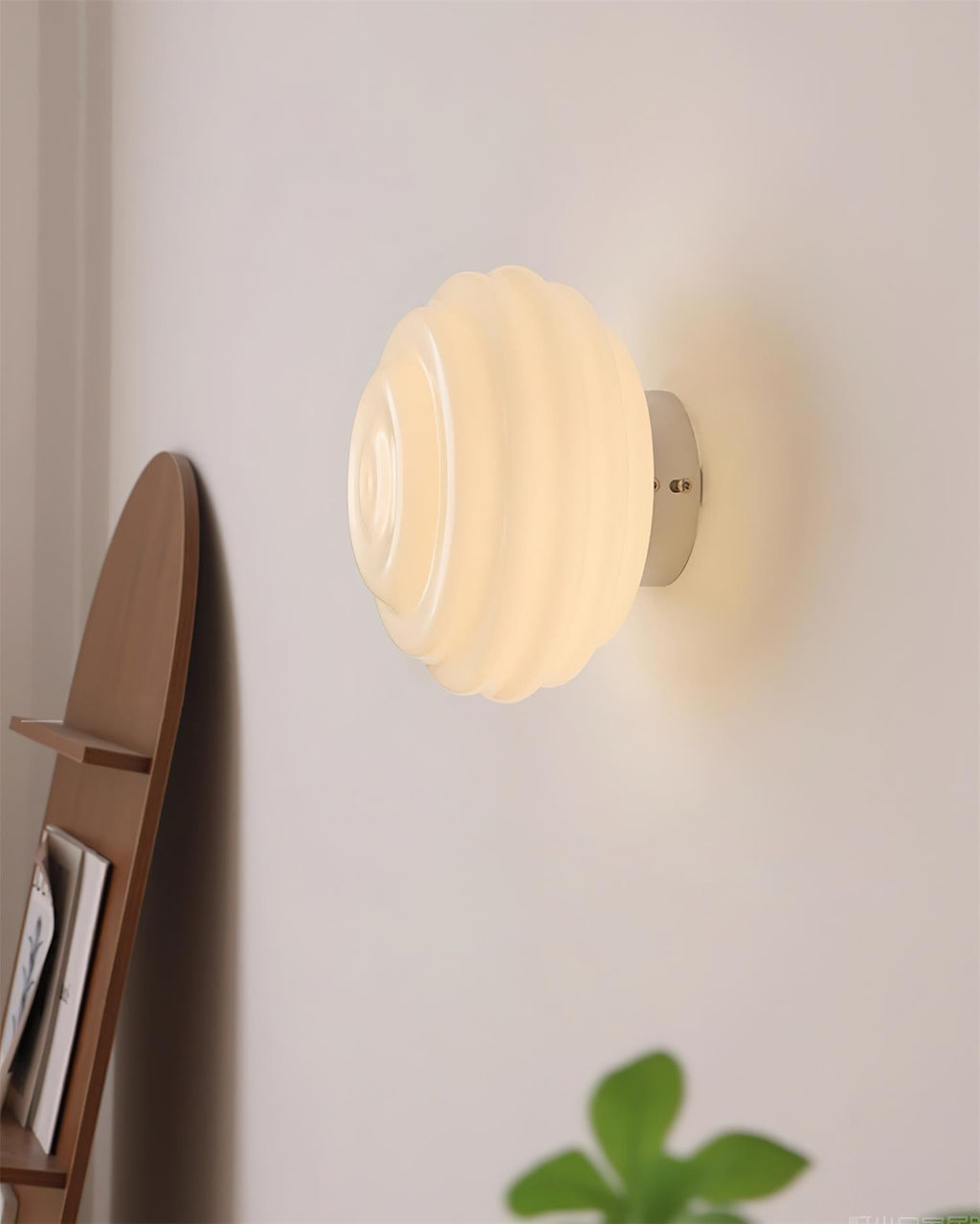 Duvia Applique Murale en Verre Ondulé - Neutralighting