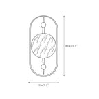 Ildvuvyh Moderne Minimaliste Métal Albâtre Applique Murale - Neutralighting