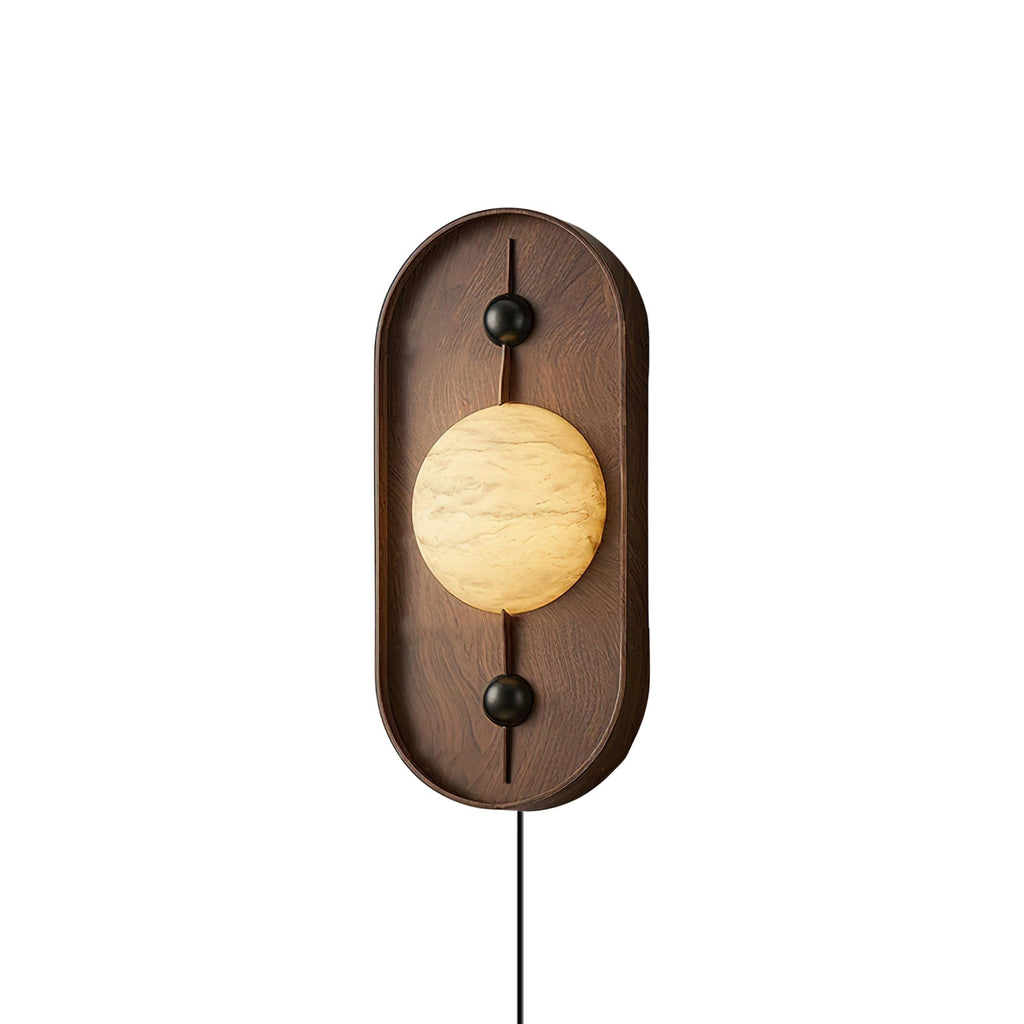 Fljotuvyu Moderne Minimaliste Plug-in Métal Albâtre Applique Murale - Neutralighting
