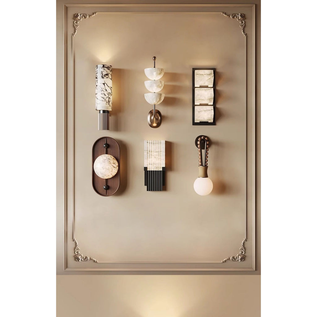 Gloruvyu Individuel Créativité Métal Albâtre Applique Murale - Neutralighting