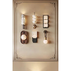 Gloruvyu Individuel Créativité Métal Albâtre Applique Murale - Neutralighting