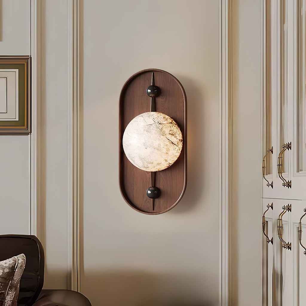 Ildvuvyh Moderne Minimaliste Métal Albâtre Applique Murale - Neutralighting