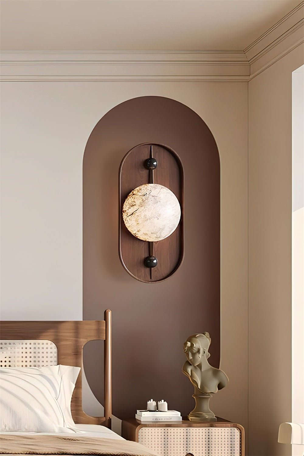 Mylaearae Applique Murale Orbe Albâtre - Neutralighting