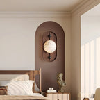 Lyvaran Oval Alabaster Wood Wall Light - Neutralighting