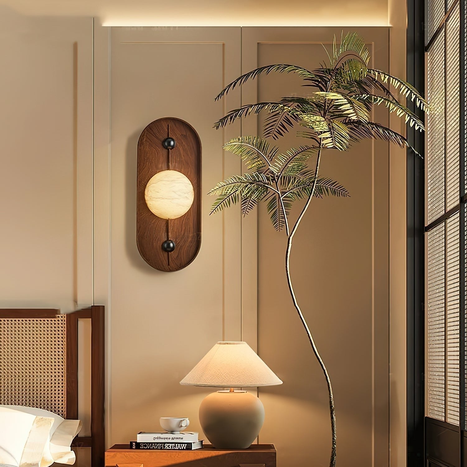 Mylaearae Applique Murale Orbe Albâtre - Neutralighting