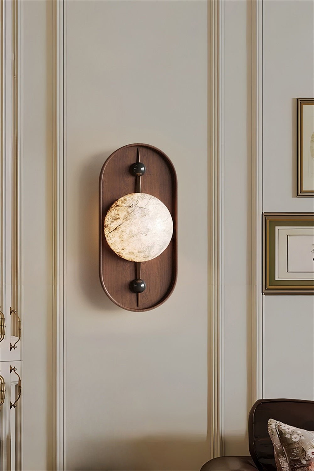 Mylaearae Applique Murale Orbe Albâtre - Neutralighting
