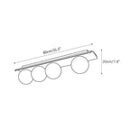 Bianca Globe Moderne Minimaliste Travertin Verre Plafonnier - Neutralighting