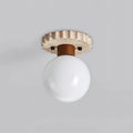 Ritta Plafonnier Moderne En Travertin - Neutralighting