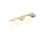 Bianca Globe Moderne Minimaliste Travertin Verre Plafonnier - Neutralighting