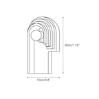 Mjolkuvyh Moderne Minimaliste Travertin Applique Murale - Neutralighting