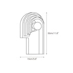 Mjolkuvyh Moderne Minimaliste Travertin Applique Murale - Neutralighting