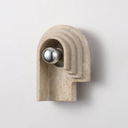 Mjolkuvyh Moderne Minimaliste Travertin Applique Murale - Neutralighting