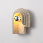 Mjolkuvyh Moderne Minimaliste Travertin Applique Murale - Neutralighting