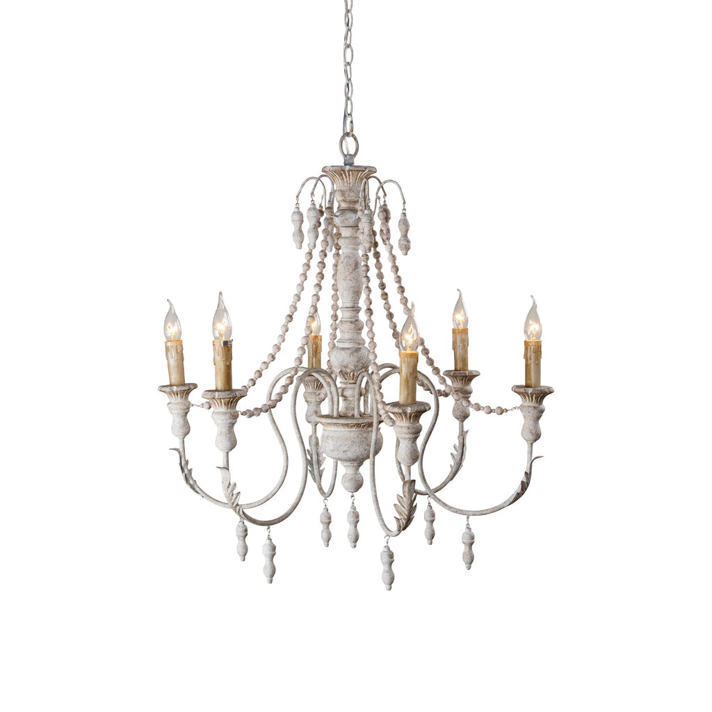 Norduvyh Postmodern Luxe Traditionnel Bois Métal Lustre - Neutralighting