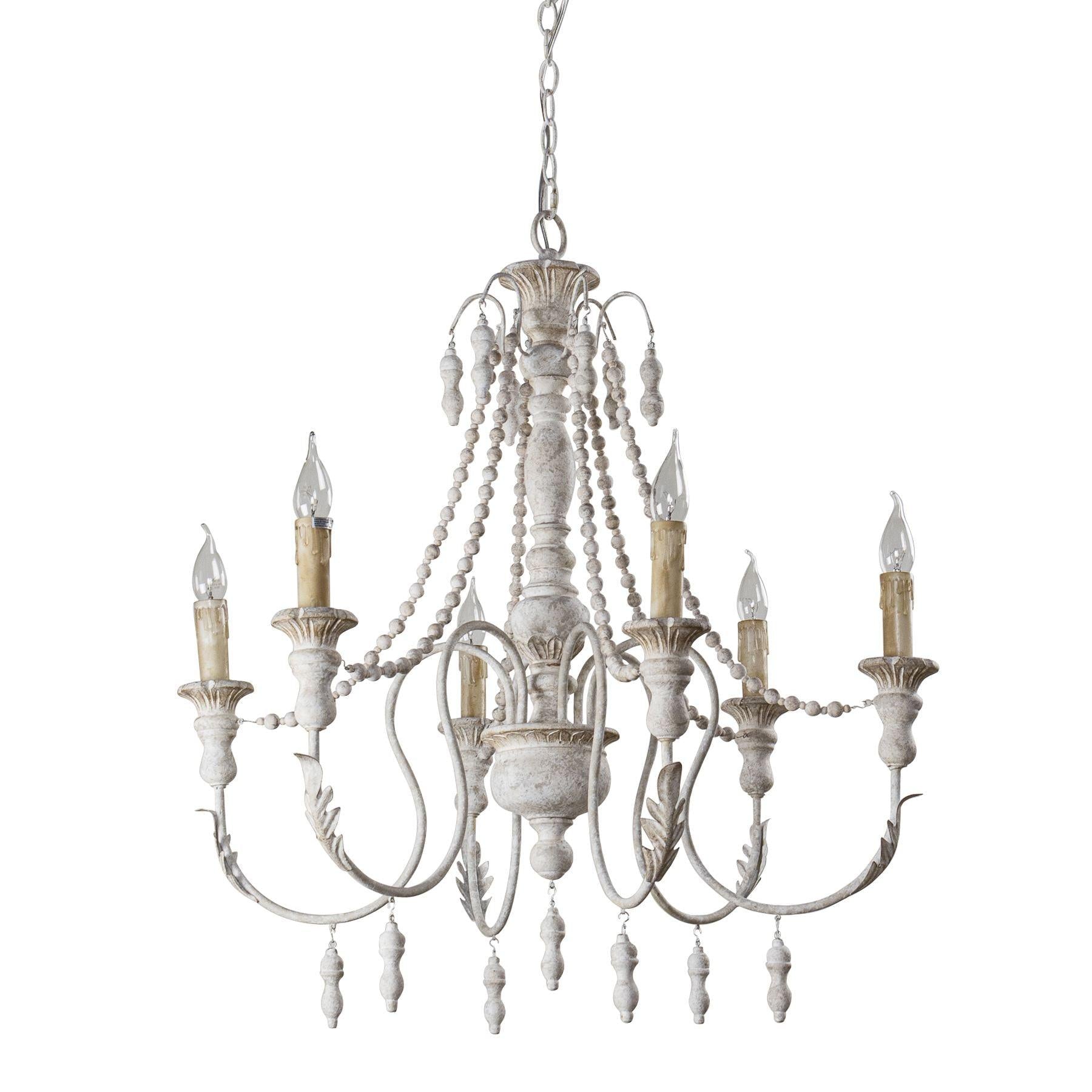 Norduvyh Postmodern Luxe Traditionnel Bois Métal Lustre - Neutralighting