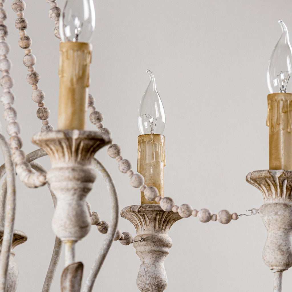 Norduvyh Postmodern Luxe Traditionnel Bois Métal Lustre - Neutralighting