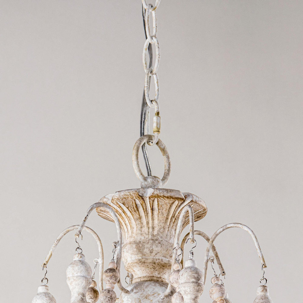 Norduvyh Postmodern Luxe Traditionnel Bois Métal Lustre - Neutralighting