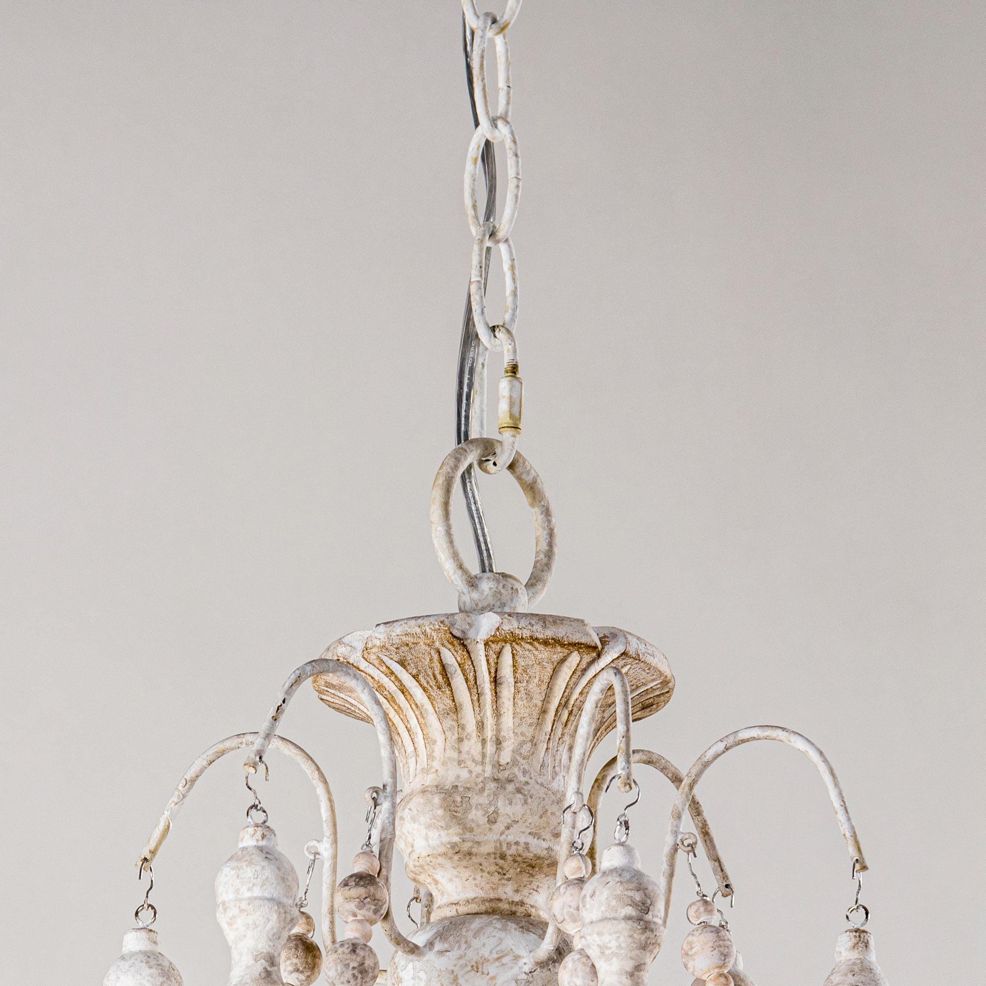 Norduvyh Postmodern Luxe Traditionnel Bois Métal Lustre - Neutralighting