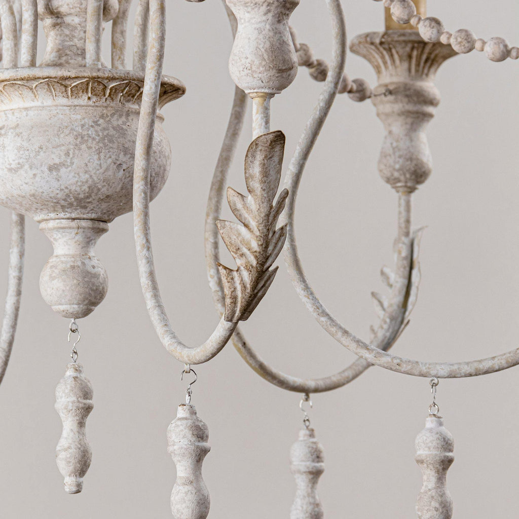 Norduvyh Postmodern Luxe Traditionnel Bois Métal Lustre - Neutralighting