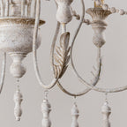 Norduvyh Postmodern Luxe Traditionnel Bois Métal Lustre - Neutralighting